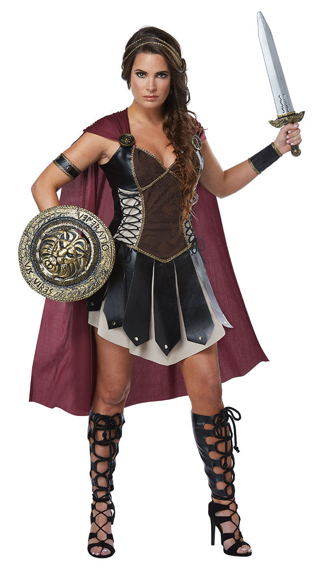 Ancient Greek God of War cosplay costume, Halloween costume, Roman female warrior COS Spanish gladiator costume