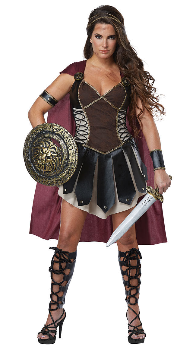 Ancient Greek God of War cosplay costume, Halloween costume, Roman female warrior COS Spanish gladiator costume