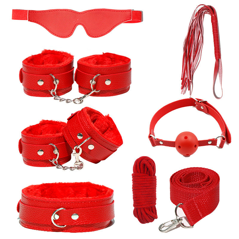 SM sex props set tuning strap bondage toy breast clip handcuffs sp aids adult sex products