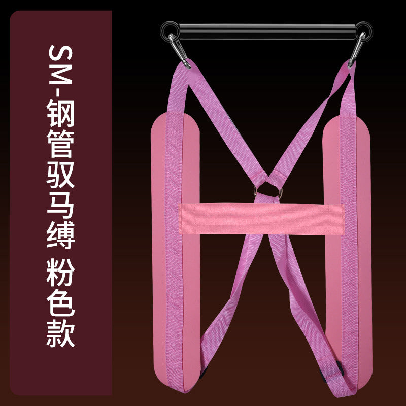 Long love sm sex suit word pole wear bondage sex chair role play bundled adult products tuning