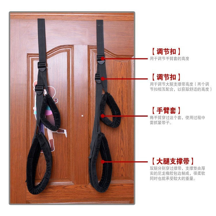 SM Sex Props Door Swing Handcuffs Couple Bound Training Toy SP Sex Aids Adult Supplies