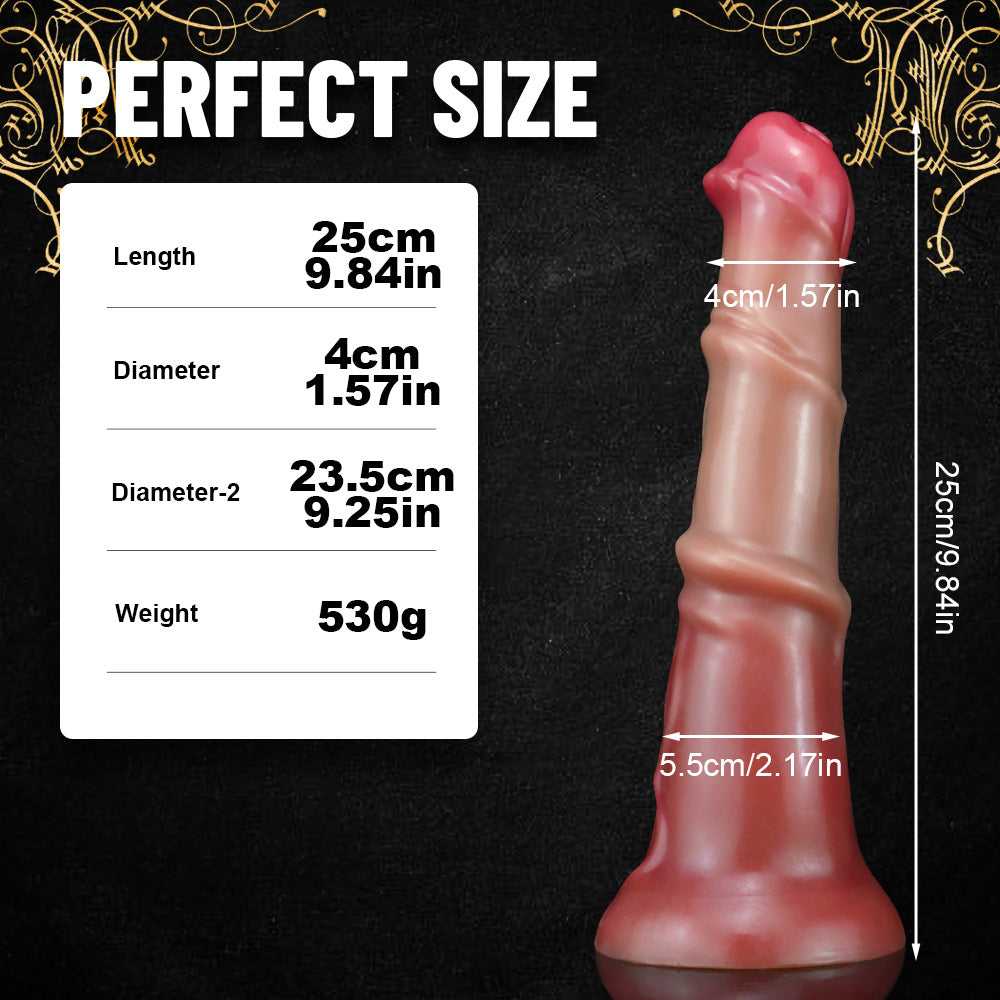 European and American special-shaped simulated penis, large thick and long gay women's masturbator, anal plug, anal expansion, silicone adult sex toys