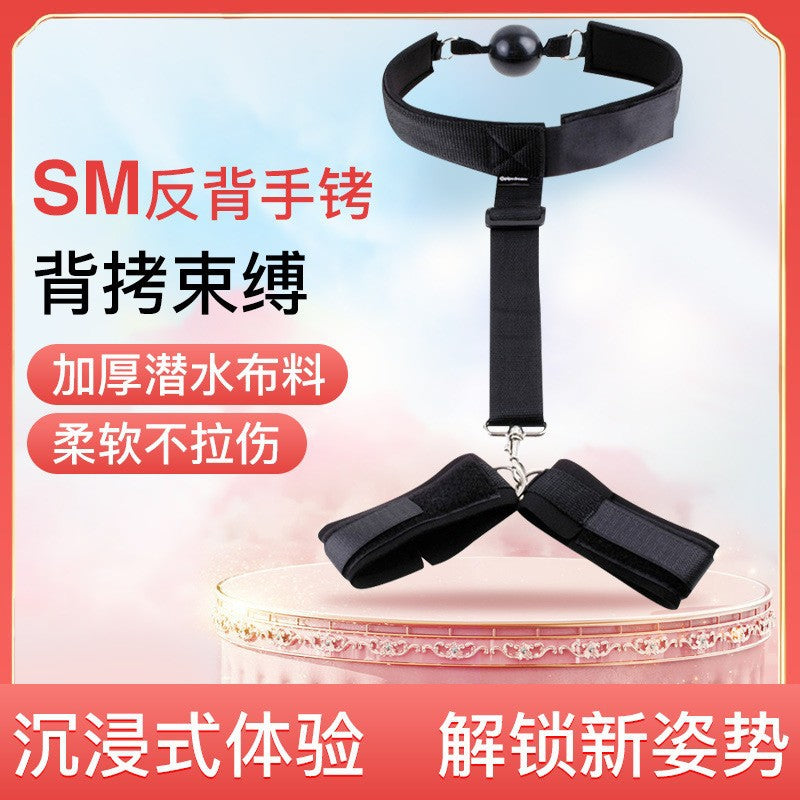 SM Sex Props Door Swing Handcuffs Couple Bound Training Toy SP Sex Aids Adult Supplies