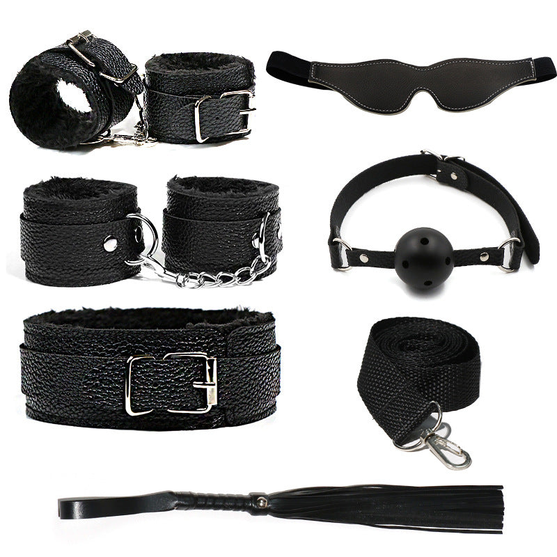 SM sex props set tuning strap bondage toy breast clip handcuffs sp aids adult sex products