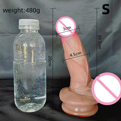 Super long and thick bursting blue tendons double-layer liquid silicone simulated penis European and American women adult masturbation dildo