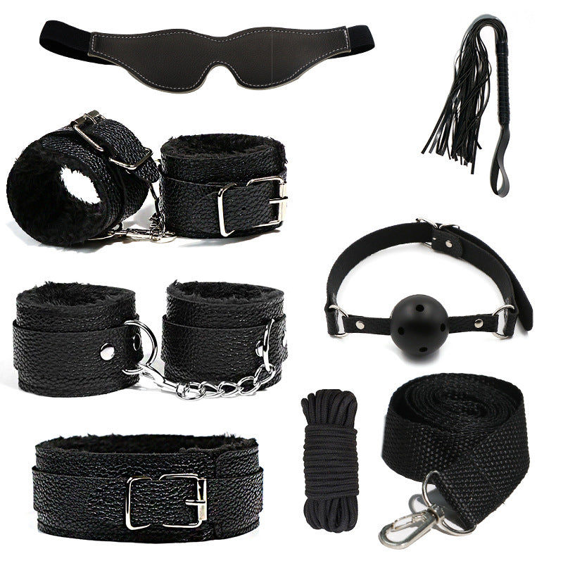 SM sex props set tuning strap bondage toy breast clip handcuffs sp aids adult sex products