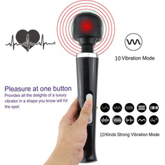 American big AV vibrator, rechargeable female masturbator, massage stick, adult sex products, wholesale of foreign trade sources