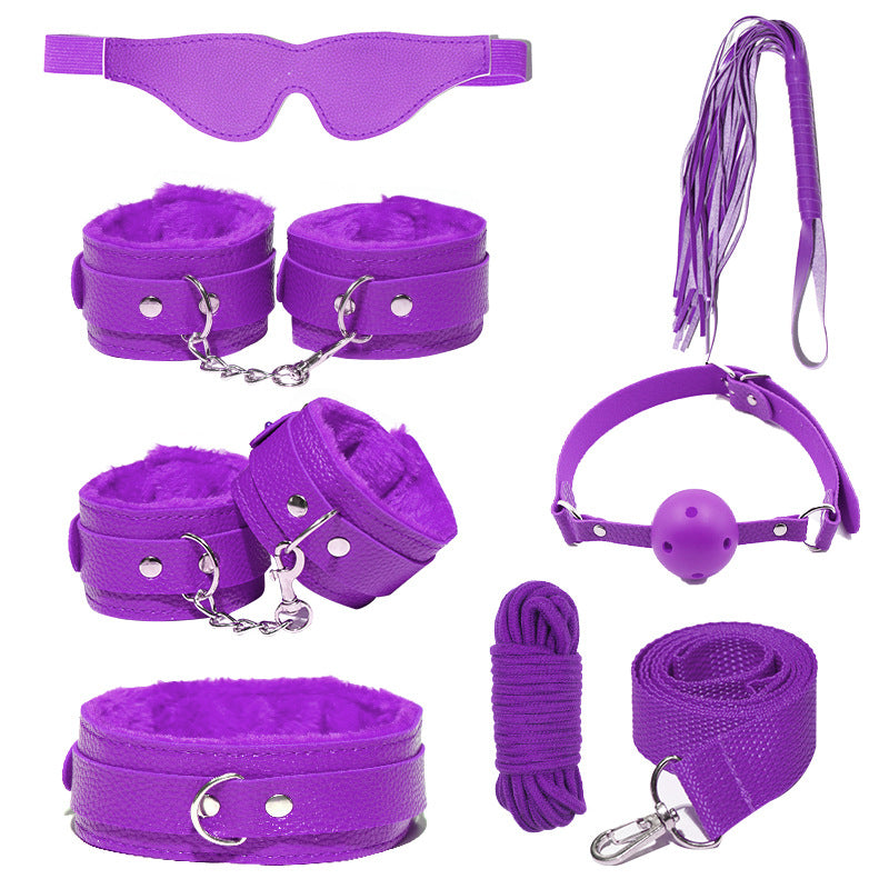 SM sex props set tuning strap bondage toy breast clip handcuffs sp aids adult sex products