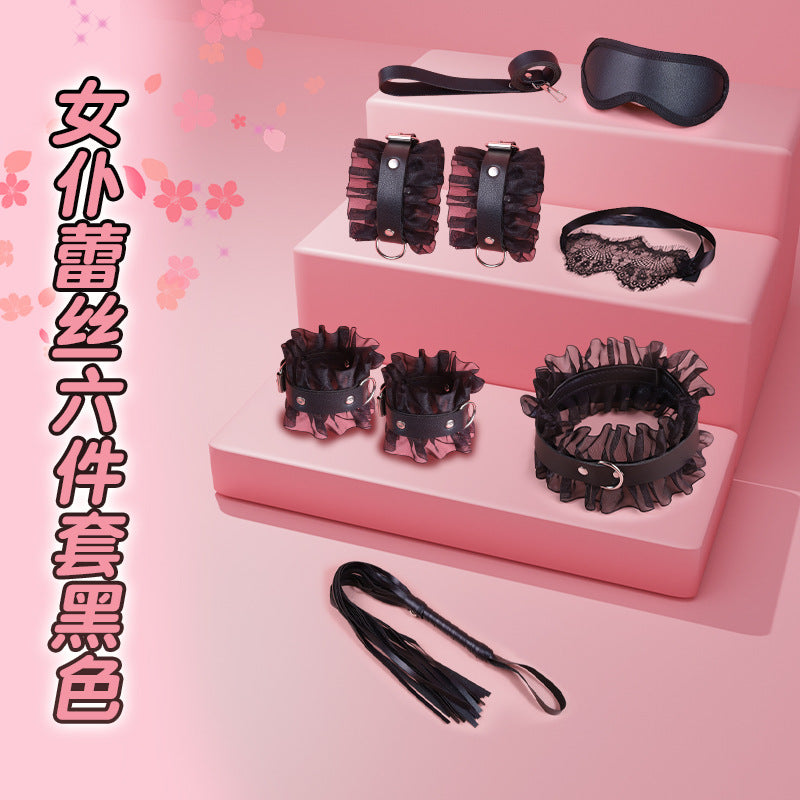 SM sex props set tuning strap bondage toy breast clip handcuffs sp aids adult sex products