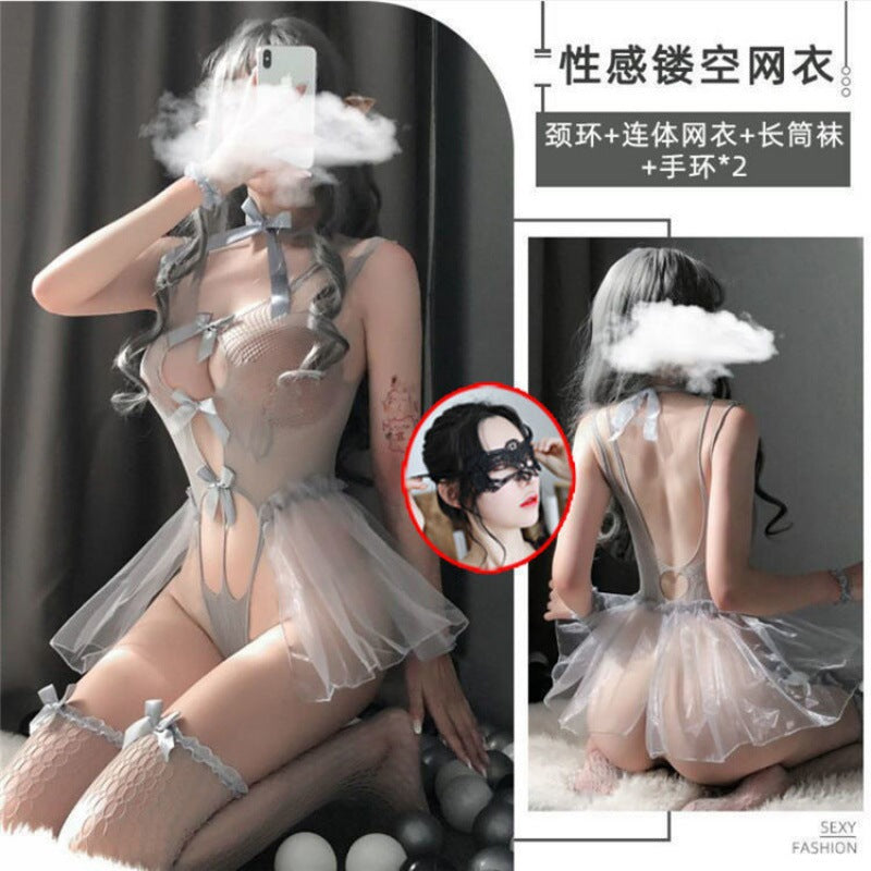 Tifei erotic underwear transparent seduction sexy sexy hot pajamas dress maid uniform free flirting passion