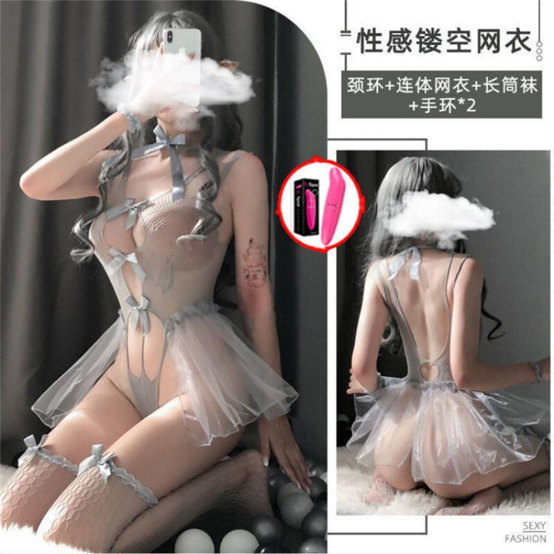 Tifei erotic underwear transparent seduction sexy sexy hot pajamas dress maid uniform free flirting passion