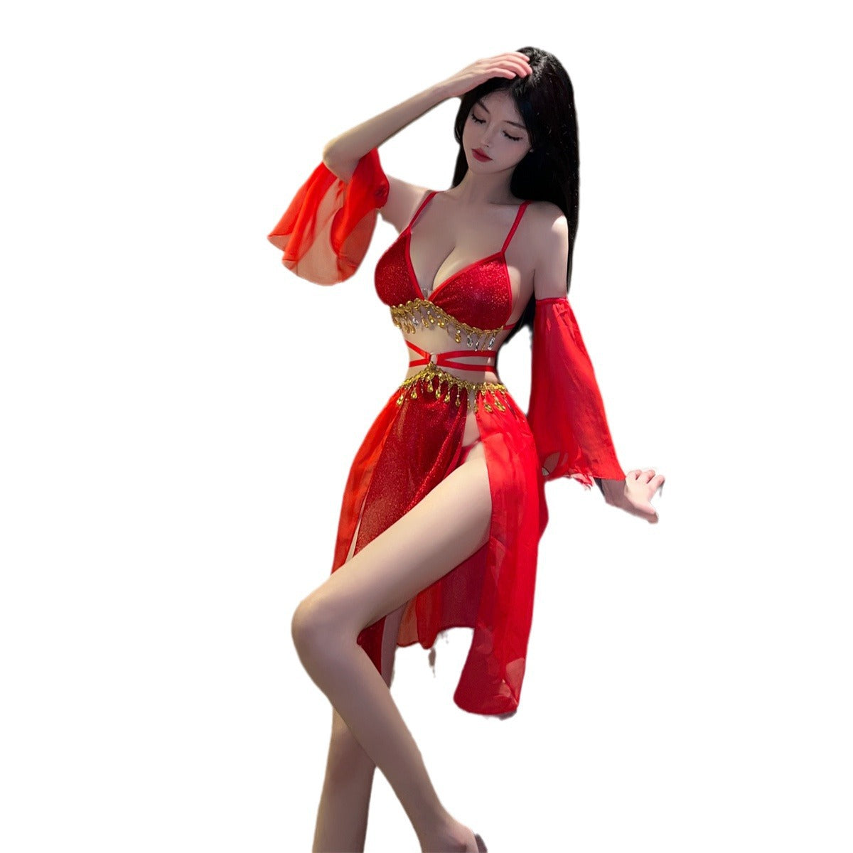 Shi Meisha: New China Style Guochao Ancient Style Exotic Style Dunhuang Feitian Dance Clothing Sexy Underwear Hanfu