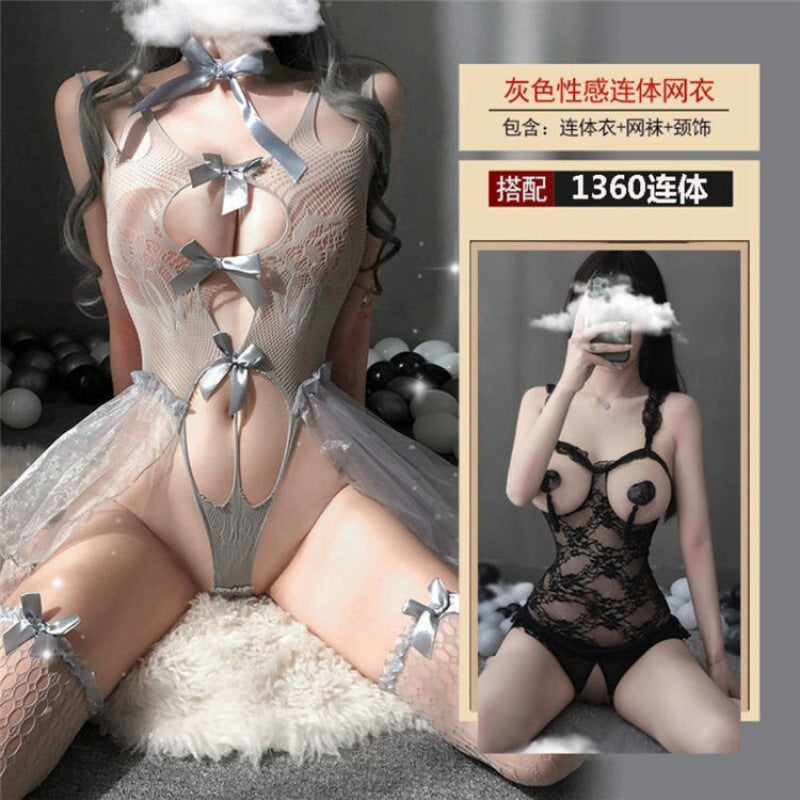 Tifei erotic underwear transparent seduction sexy sexy hot pajamas dress maid uniform free flirting passion