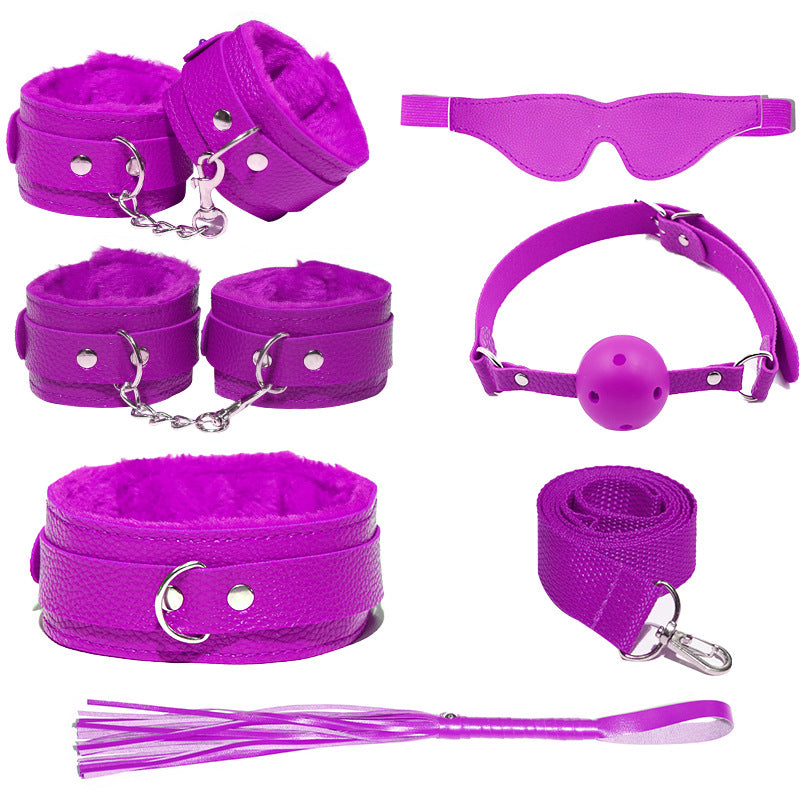 SM sex props set tuning strap bondage toy breast clip handcuffs sp aids adult sex products