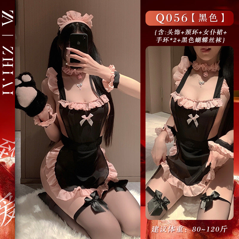 Sexy Lingerie Sexy Pure Maid Dress Sex Suggestive Cosplay Bed Fast Attack Uniform Abstinence Set