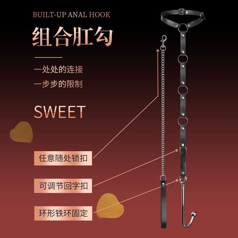 Long love sm sex suit word pole wear bondage sex chair role play bundled adult products tuning