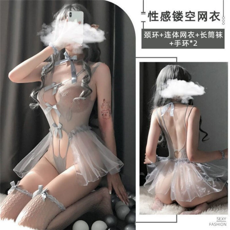 Tifei erotic underwear transparent seduction sexy sexy hot pajamas dress maid uniform free flirting passion