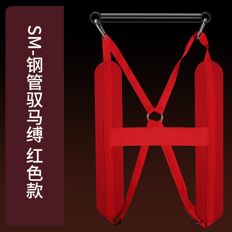 Long love sm sex suit word pole wear bondage sex chair role play bundled adult products tuning