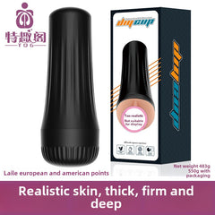 LILO Laille European and American beauty hole DIY airplane cup male masturbation appliance pussy soft glue Q elastic penis friction fun