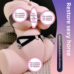 Airplane Cup Inverted Model Name Yin Hips Big Ass Half Body Solid Doll Male Masturbation Appliance Sex Products