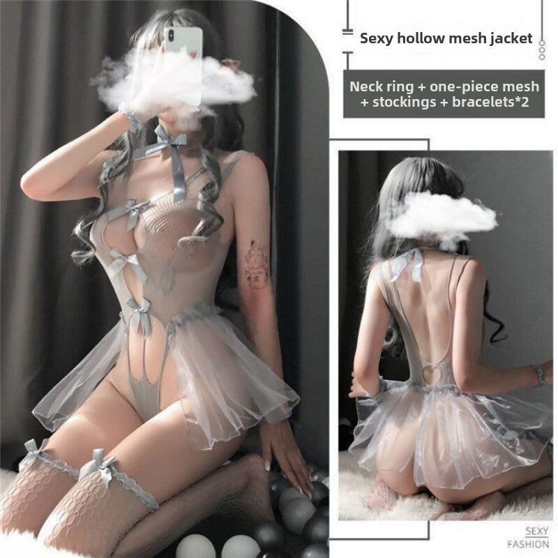 Tifei erotic underwear transparent seduction sexy sexy hot pajamas dress maid uniform free flirting passion