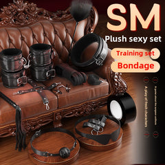 SM sex props set tuning strap bondage toy breast clip handcuffs sp aids adult sex products